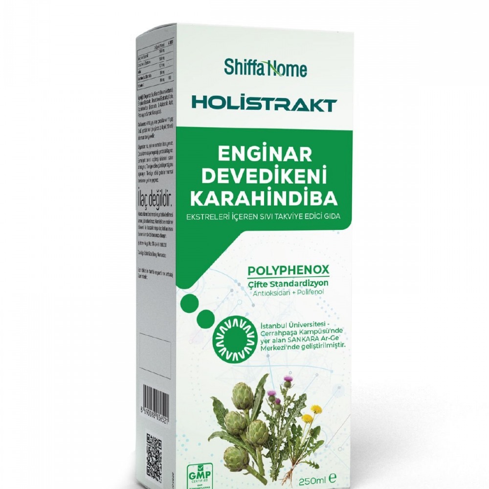 HOLİSTRAKT - Enginar, Devedikeni ve Karahindiba İçeren Sıvı Ekstrat 250 ML