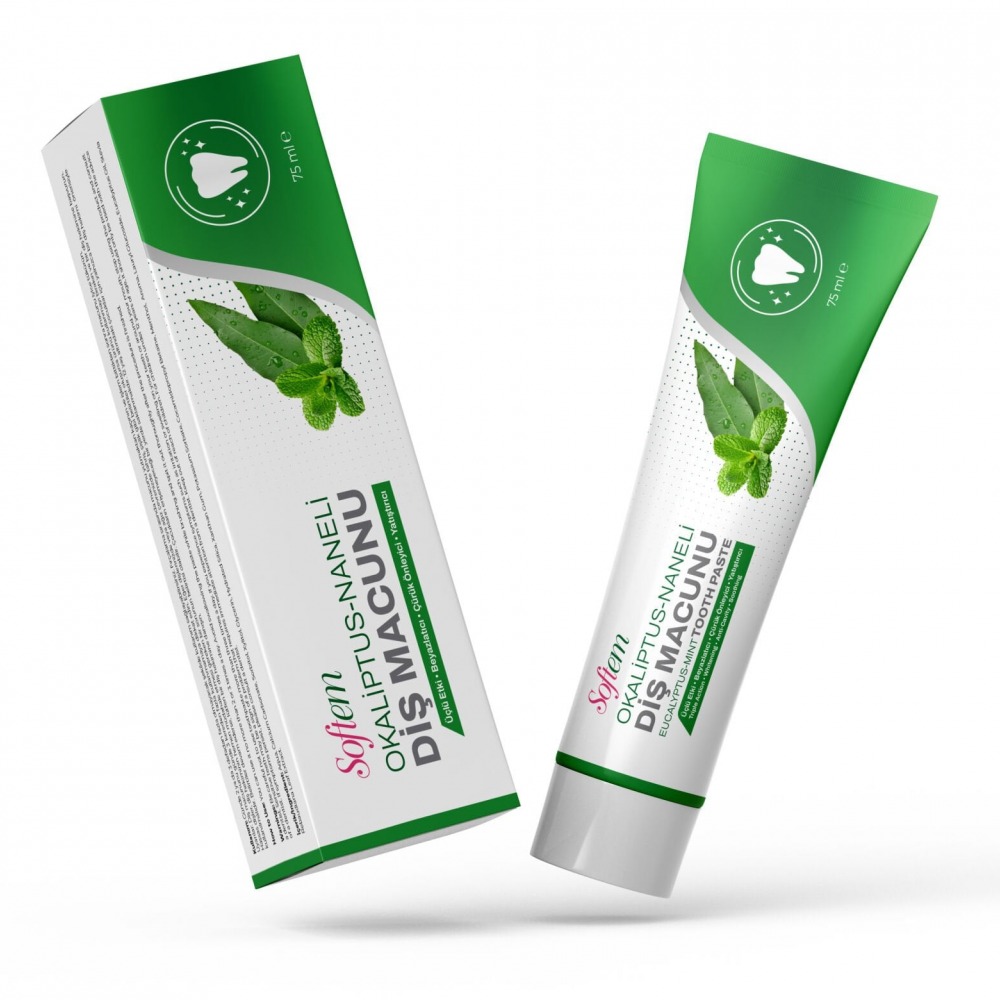 SOFTEM OKALİPTÜS - NANELİ DİŞ MACUNU - 75ML