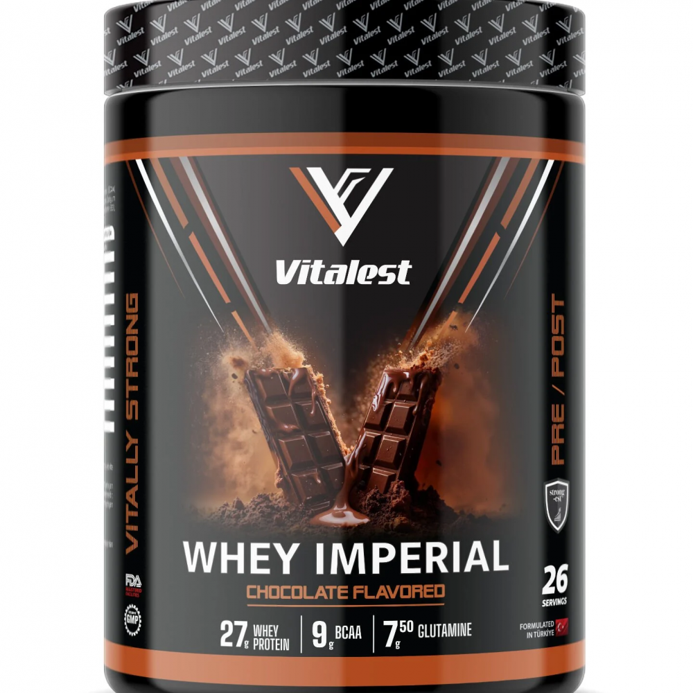 Whey Imperial Çikolata Aromalı 988G. Protein Tozu 26 Servis
