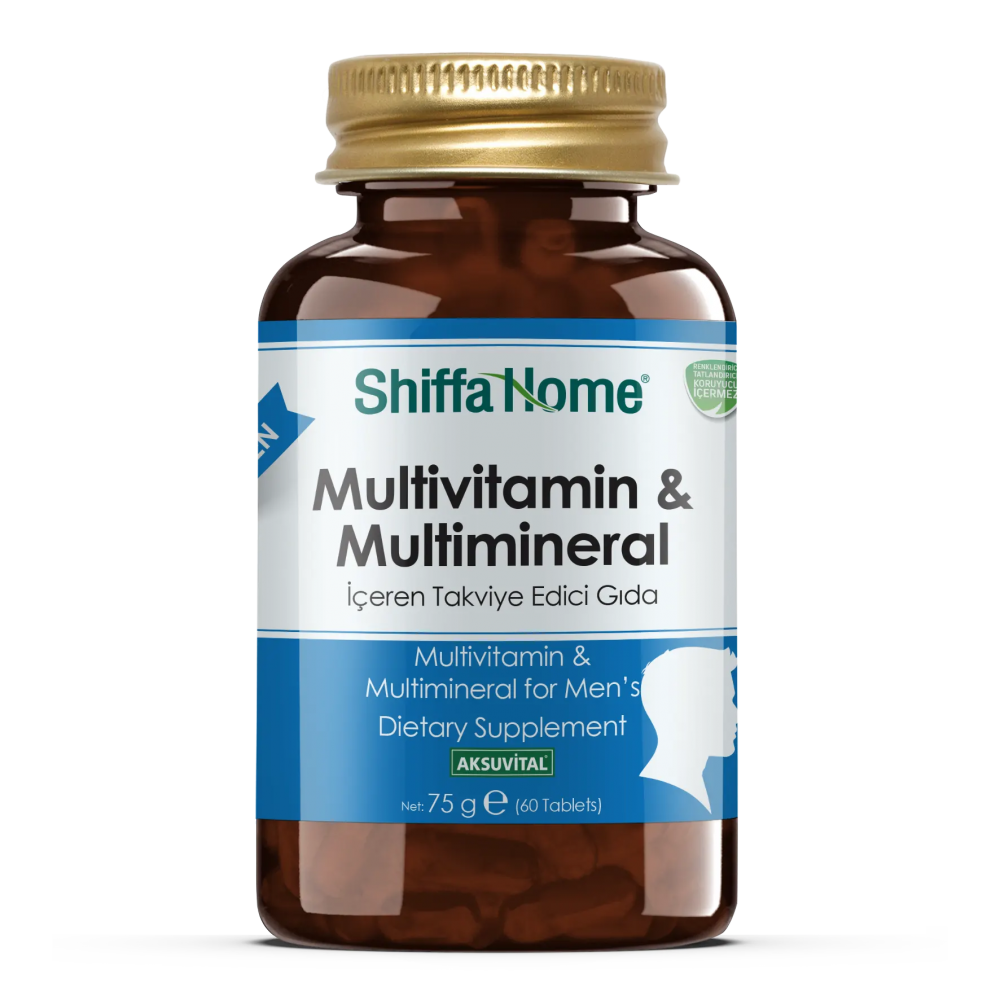 MULTİVİTAMİN & MULTİMİNERAL  - ERKEK  - 1260 mg x 60  TABLET
