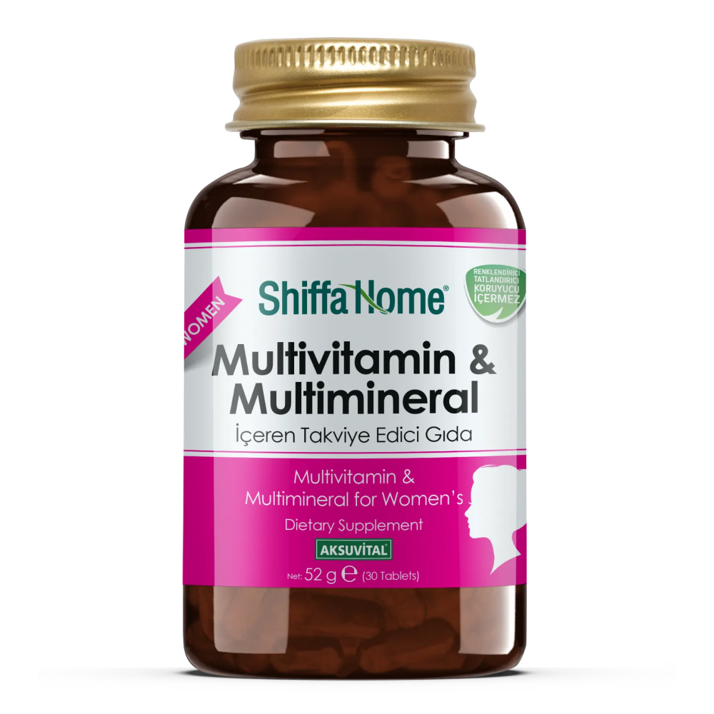 MULTİVİTAMİN & MULTİMİNERAL - KADIN - 1760 MG X 30  TABLET