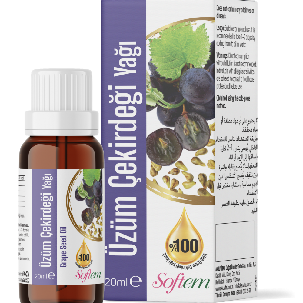 ÜZÜM ÇEKİRDEĞİ YAĞI 20ML