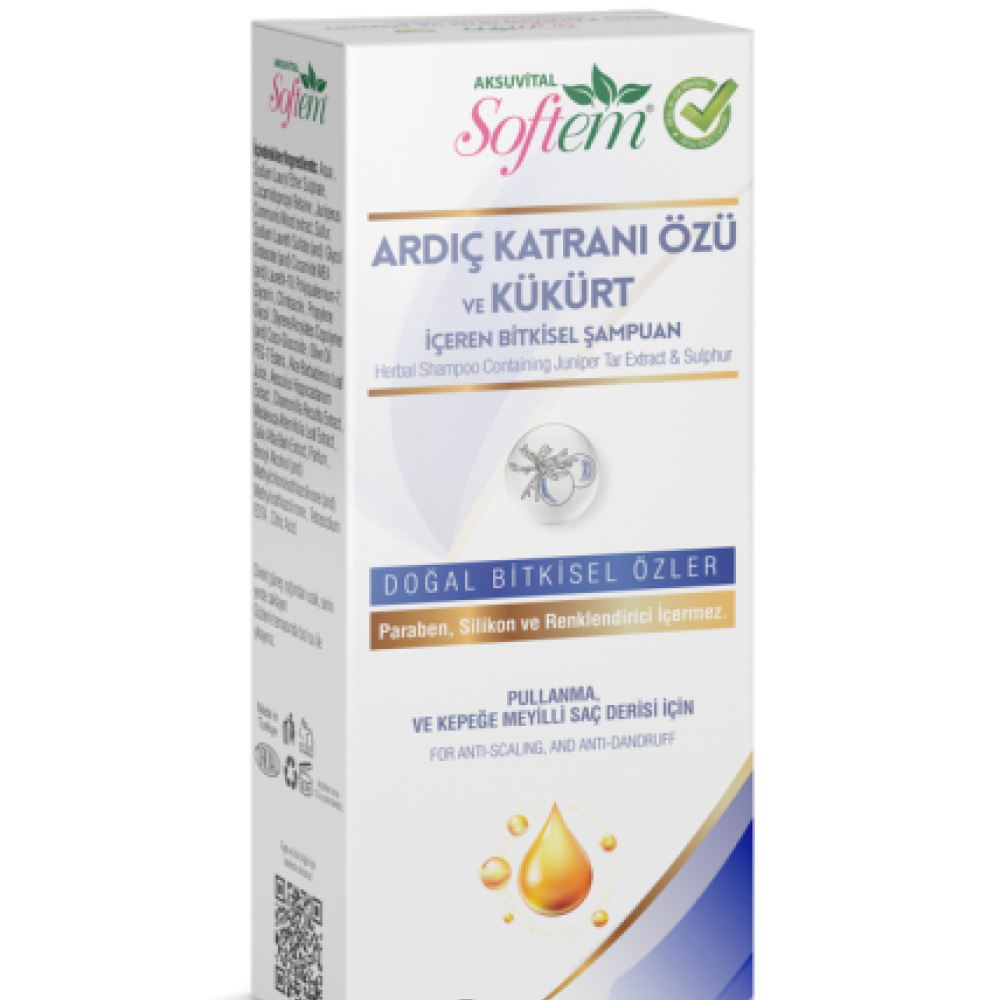 Ardıç Katranı Özü ve Kükürt Bitkisel Şampuan 300 ml