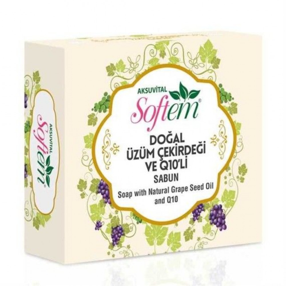 Üzüm Çekirdeği Yağı Q10 Sabun 130 gr.