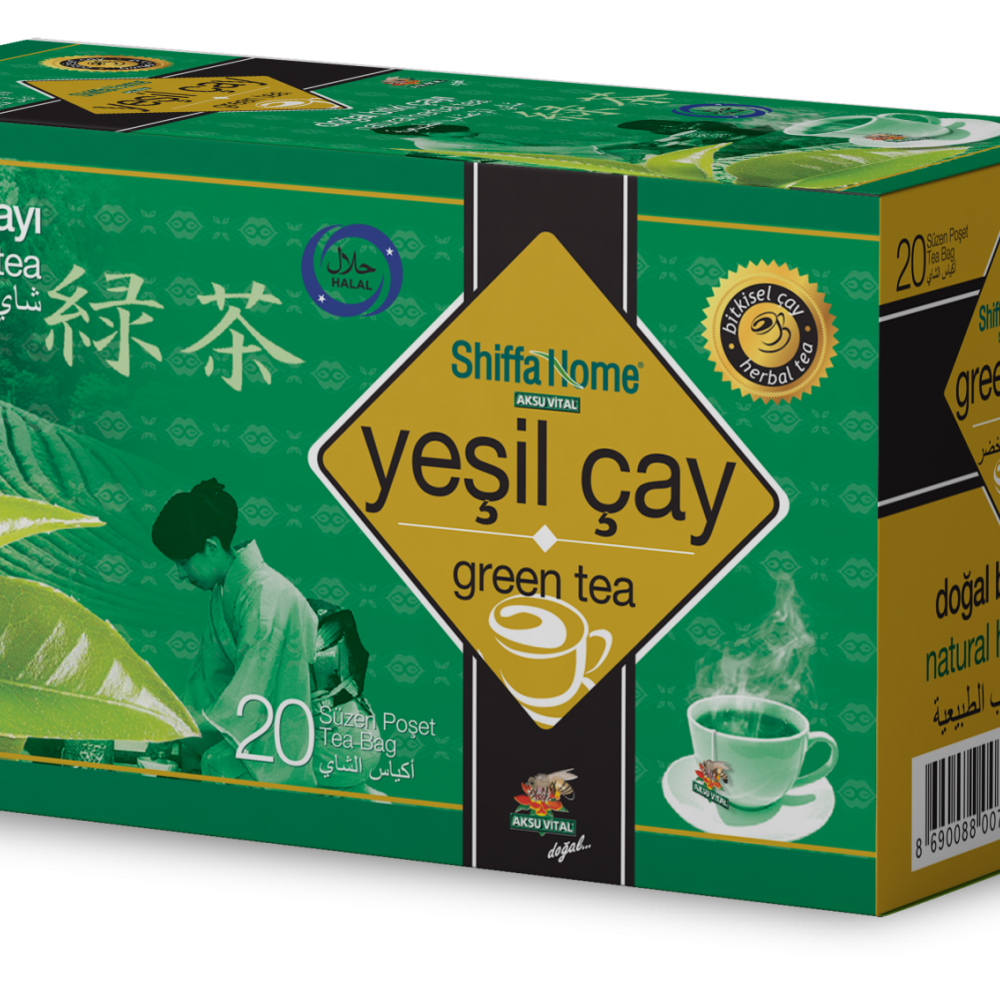 Yeşil Bitki Çayı 20 Adet