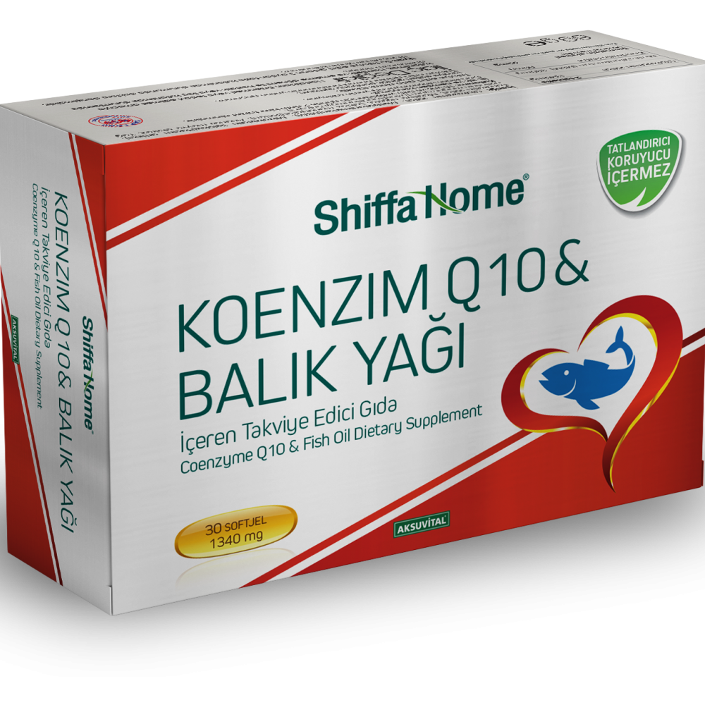 Koenzim Q10 & Balık Yağı 30 Softjel -1340 mg