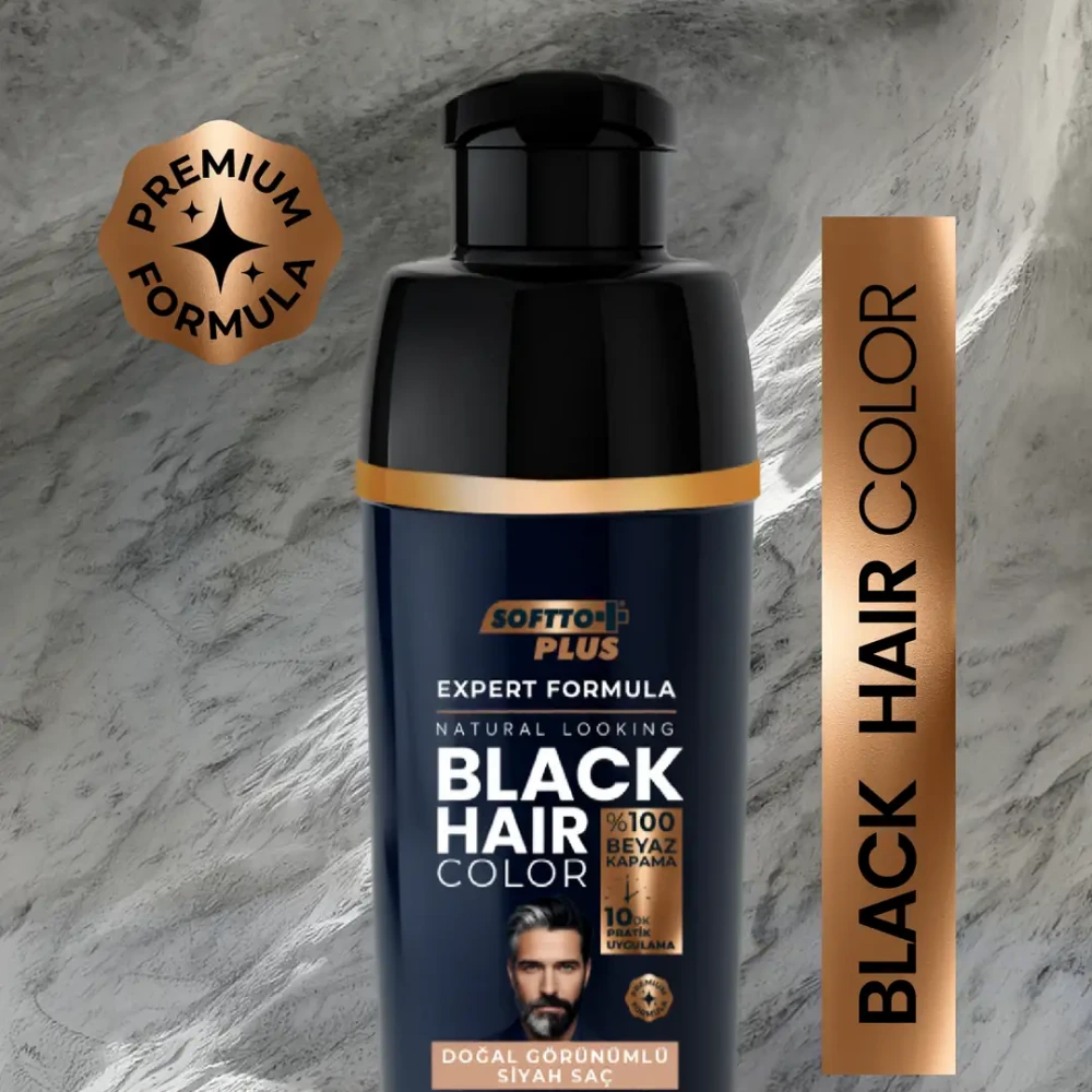 Expert Men Black Hair Color – Siyah 10 dakikada Etkili / Geliştirilmiş Formül