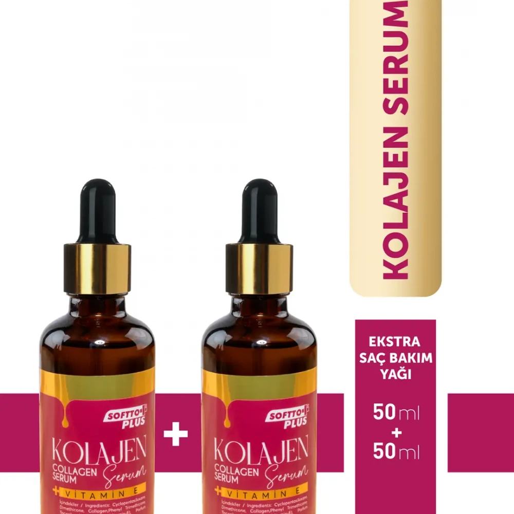 2'li Kolajen Saç Bakım Yağı 50 ml