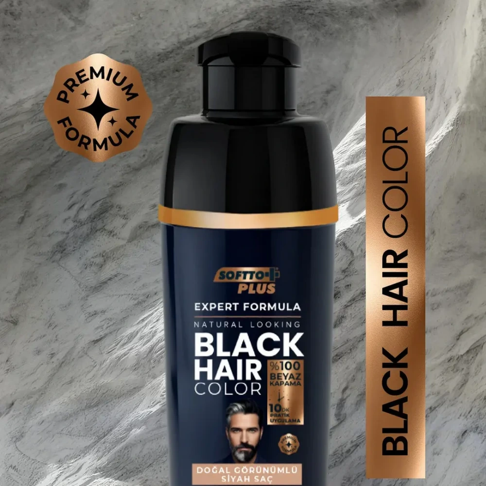 Expert Men Black Hair Color – Siyah 10 dakikada Etkili / Geliştirilmiş Formül